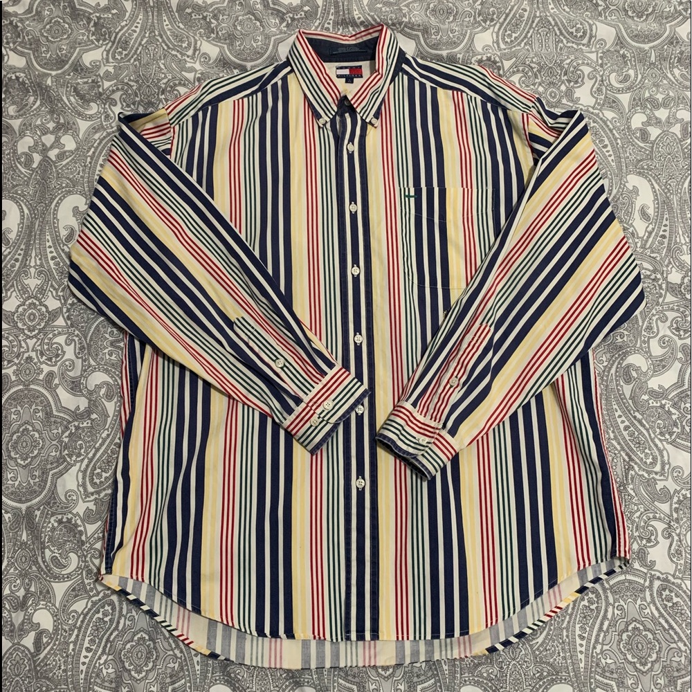 Vintage 90s Tommy Hilfiger Button Down Shirt